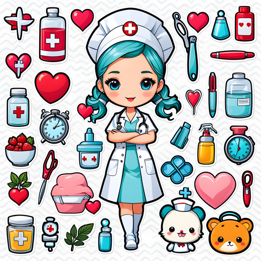 Nurse Sticker Collection